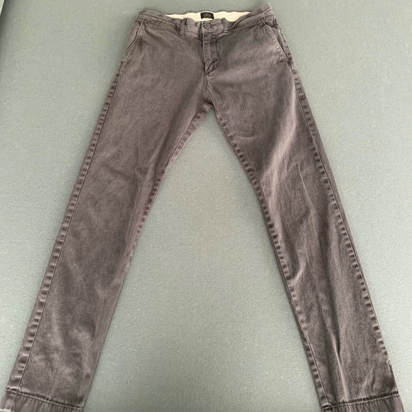 J. Crew 484 Slim-Fit stretch Chino Gray 29x32 - Picture 1 of 3